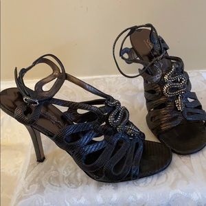 VIA SPIGA strappy snake sandal